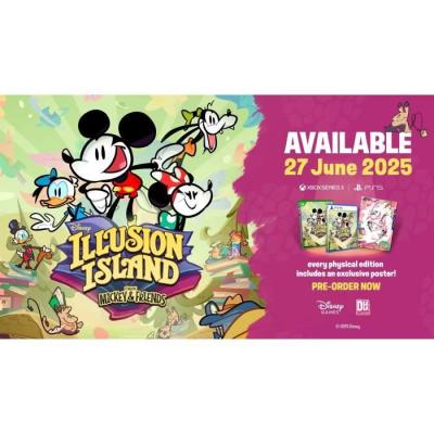 Découvrez Disney Illusion Island avec Mickey & ses Amis sur PS5