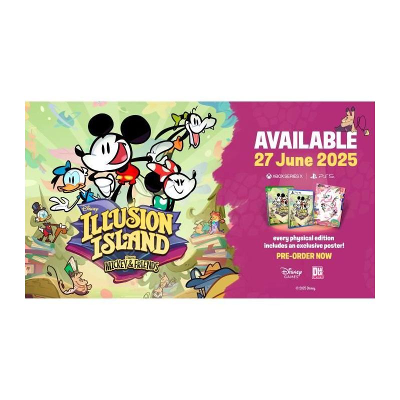 Découvrez Disney Illusion Island avec Mickey & ses Amis sur PS5
