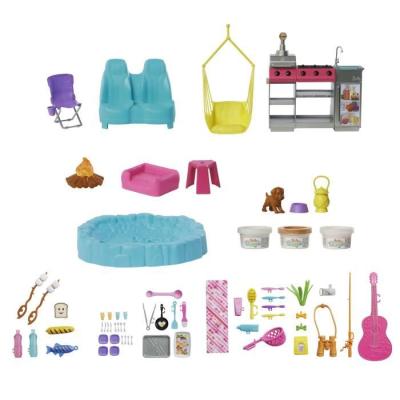 Barbie - Camping-Car de Rêve avec 60+ Accessoires