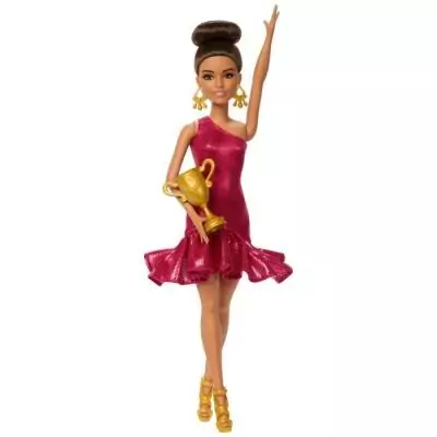Barbie Danseuse de Salon Brune avec Trophée - JFR09 Barbie Danseuse de Salon Brune avec Trophée - JFR09