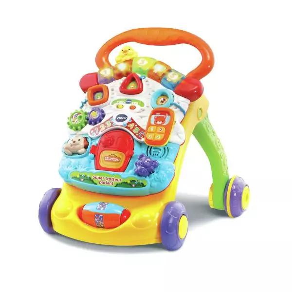 VTECH - Super Trotteur Parlant 2 en 1 - Multicolore
