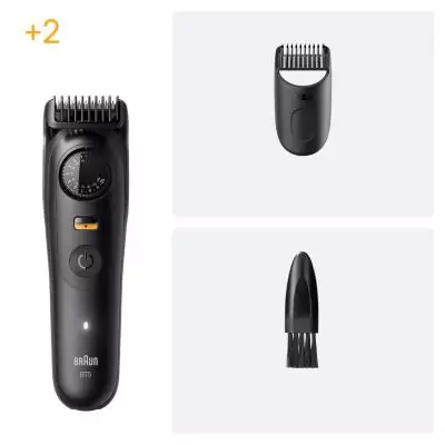Braun BeardTrimmer 5 BT5500 tondeuse à barbe Batterie 20 2 cm Mouillé & sec Noir