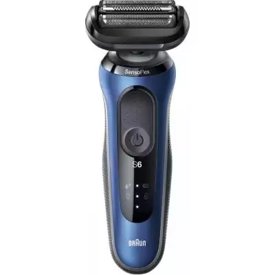 Braun Series 6 61-B1200s Rasoir à grille Tondeuse Noir, Bleu