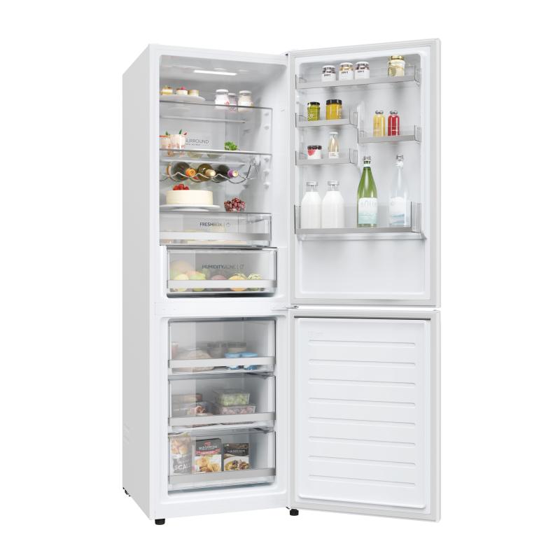 Haier 2D 60 Serie 3 HDW3618DNPW Pose libre 341 L D Blanc