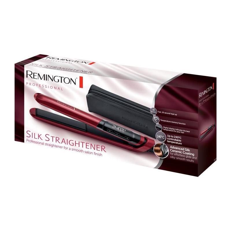 Lisseur Remington S9600 Silk - Cheveux lisses en un éclair
