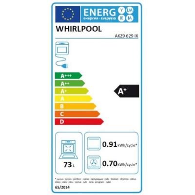 Four électrique Whirlpool AKZ9629IX - Inox - Pyrolyse
