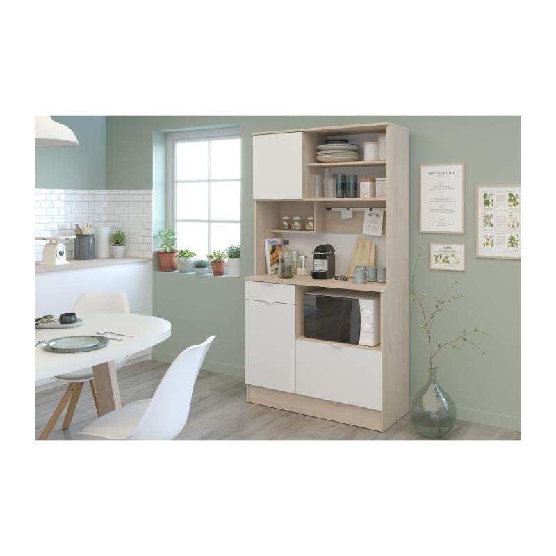 Buffet de cuisine BECOOL - Chene/Blanc - PARISOT