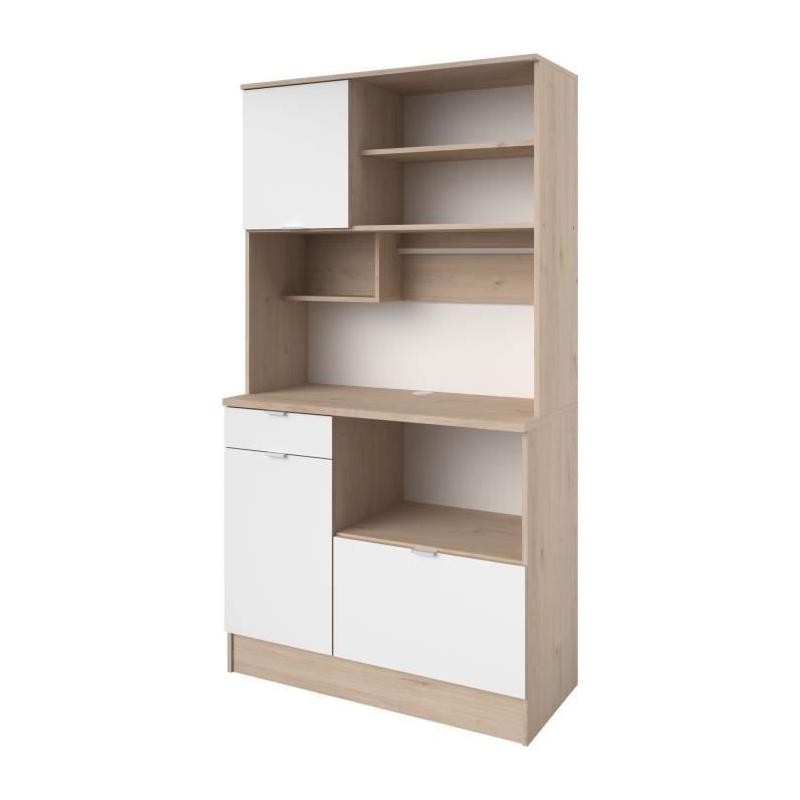 Buffet de cuisine BECOOL - Chene/Blanc - PARISOT