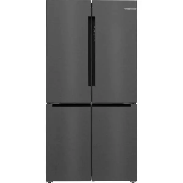 Réfrigérateur combiné - BOSCH SER4 - KFN96AXEA - Multi-portes - Classe E - 605 L - 183 x 90,5 x 73,1 cm - Acier brossé