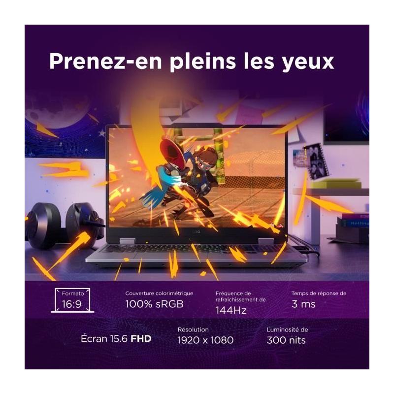 PC portable Gamer LENOVO LOQ 15IRX10 | Sans Windows - 15'' FHD 144hz - Core i5-13450HX - RTX 5050 100W - RAM 16 Go - SSD 512 Go