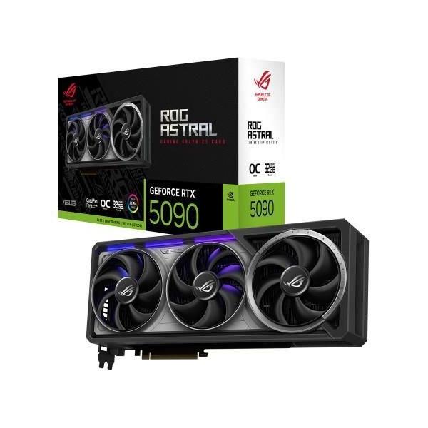 Carte graphique - ASUS - ROG Astral - RTX5090-O32G-GAMING NVIDIA GeForce RTX 5090 32 Go GDDR7