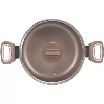 Marmite Arthur Martin 28 cm avec couvercle en verre - Aluminium Marmite Arthur Martin 28 cm avec couvercle en verre - Aluminium