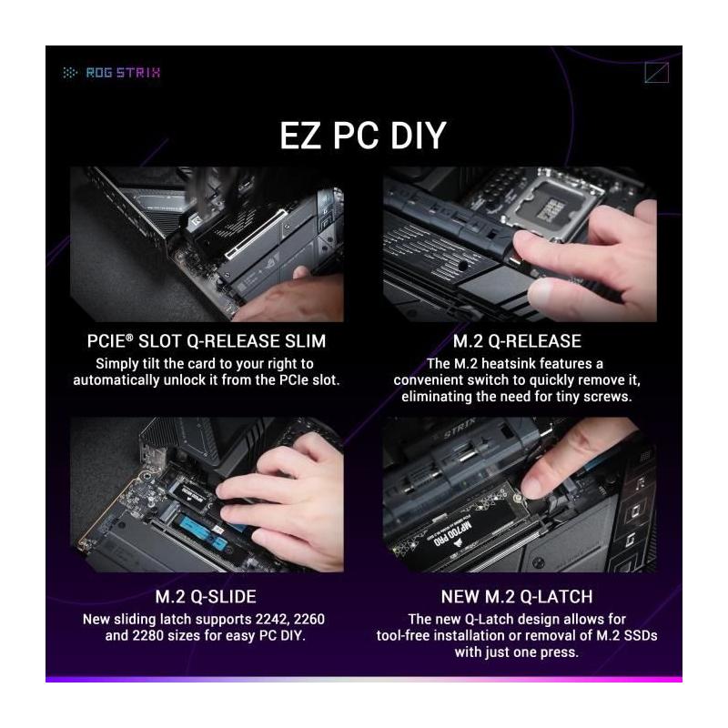 Carte mere - ASUS - STRIX Z890-E GAMING WIFI - Wi-Fi intégré - LGA1851 - ATX
