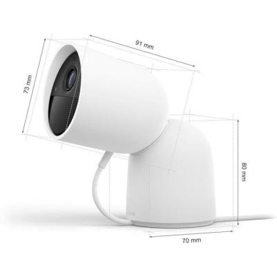 Caméra filaire Philips Hue Secure - HD 1080P - Blanc