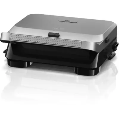 Grill électrique BRAUN Sandwich Maker 5 SM5006 - 800 W - Inox / Noir