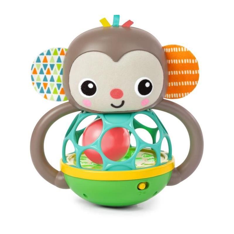 Hochet musical et lumineux Grab & Giggle Monkey - Avec Oball - 6M+