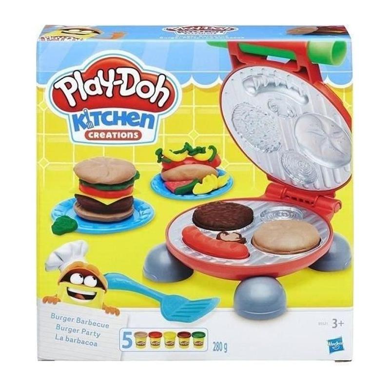 Créez des burgers amusants avec le set Play-Doh Burger Party !