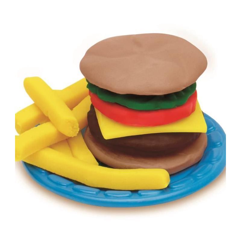 Créez des burgers amusants avec le set Play-Doh Burger Party !