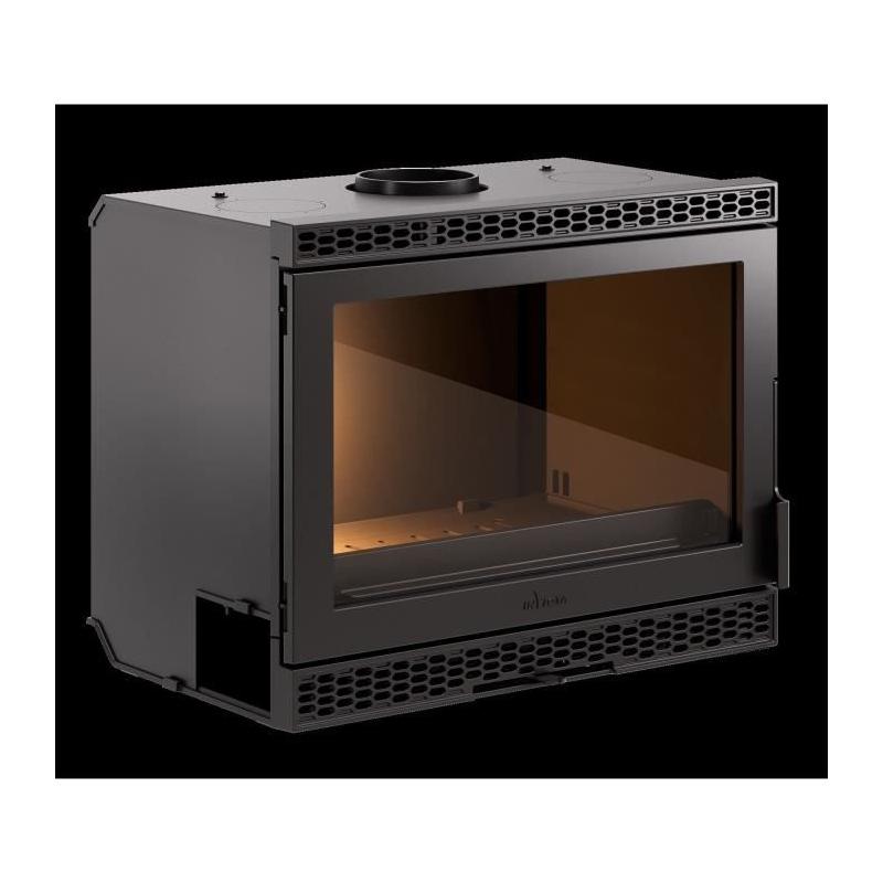 Insert a bûches - INVICTA - Sirocco convection naturemme - 8 KW - En fonte - Bûches 58 cm max