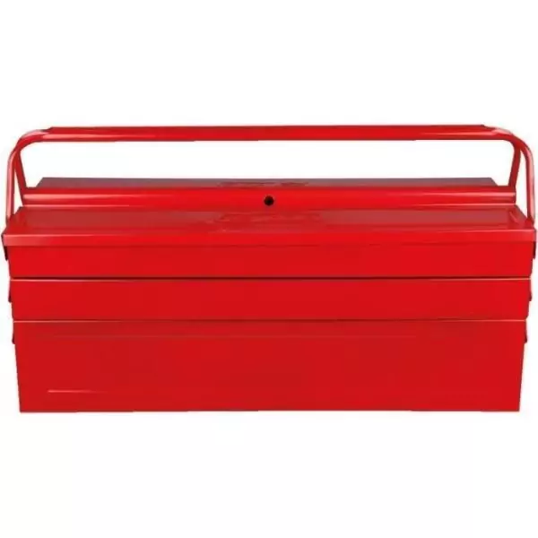 Caisse a outils métallique - KS Tools 999.0125 - 5 compartiments - Rouge