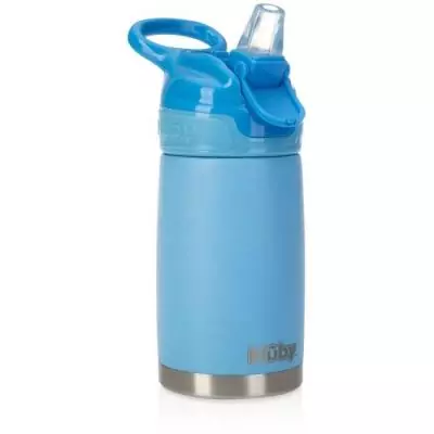 Gourde isotherme NUBY 300 ml bleu - Pratique et durable