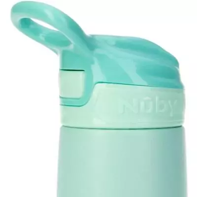 Gourde isotherme NUBY 300 ml - Turquoise - Acier inoxydable