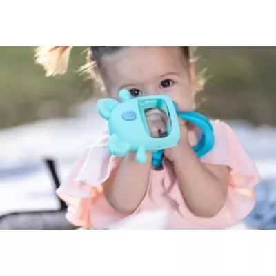 Moufle gants de dentition NUBY Koala - Silicone - Bleu
