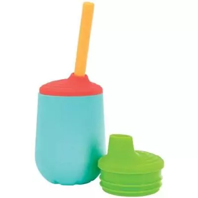 Tasse d'apprentissage NUBY silicone 120 ml - Dès 6 mois - Multicolore