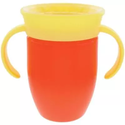 Lot de 2 tasses 360° NUBY avec poignées - Fille Lot de 2 tasses 360° NUBY avec poignées - Fille