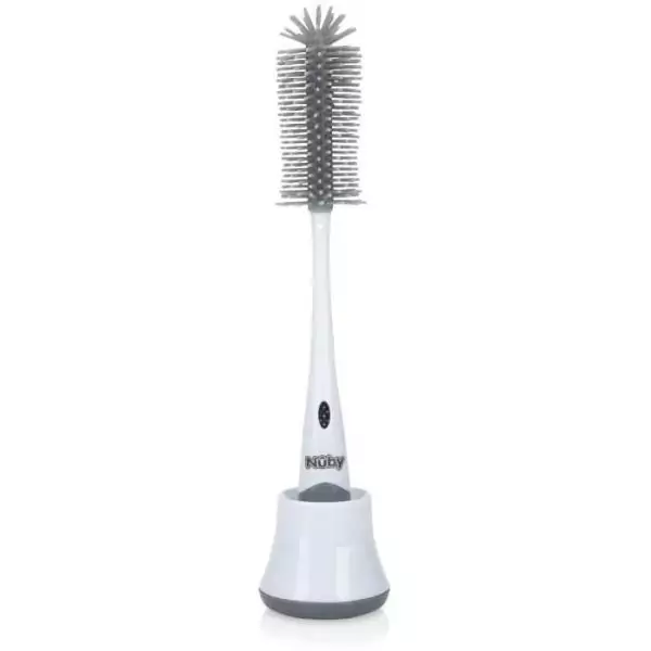 Brosse de Nettoyage - NUBY - Pour Biberon et Tétine 2 en 1 avec Support Hygiénique
