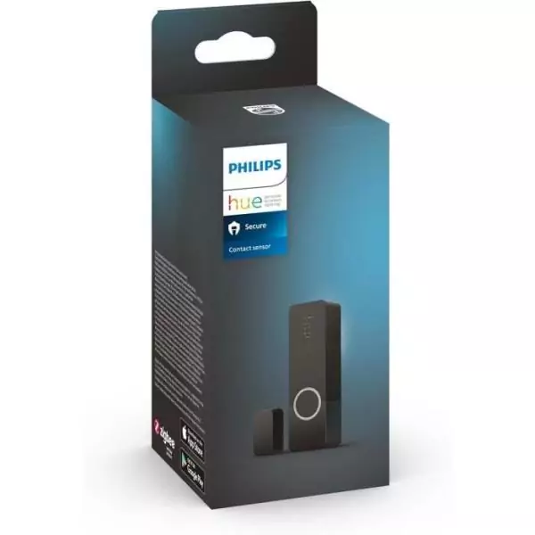 Capteur de contact - Philips Hue - Secure - Pour porte ou fenetre - Installation facile - Contrôle depuis l'application Hue - N