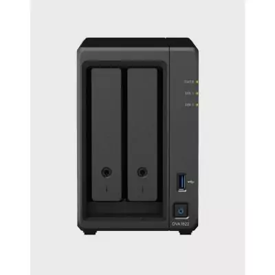 Enregistreur Vidéo Réseau SYNOLOGY DVA1622 - Surveillance IA - 32 To Max Enregistreur Vidéo Réseau SYNOLOGY DVA1622 - Surveillance IA - 32 To Max