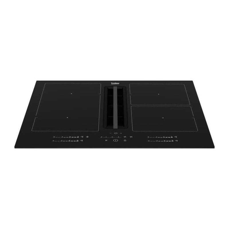 Beko Table de cuisson induction aspirante 60cm 4 feux 7400w - HIXI64700UF1