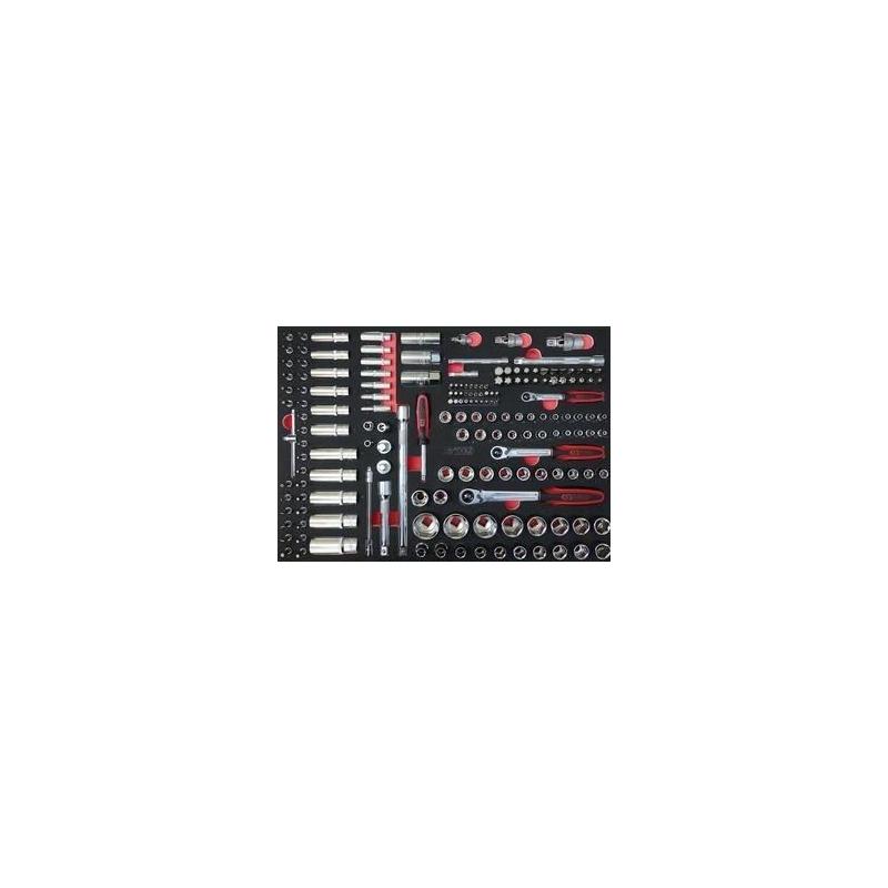 Ensemble de douilles KS TOOLS 175 pièces - Mousse imputrescible