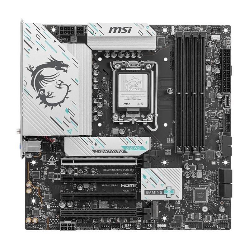 Carte mere - MSI - B860M GAMING PLUS WIFI l B860 LGA 1851 (Socket V1) micro ATX