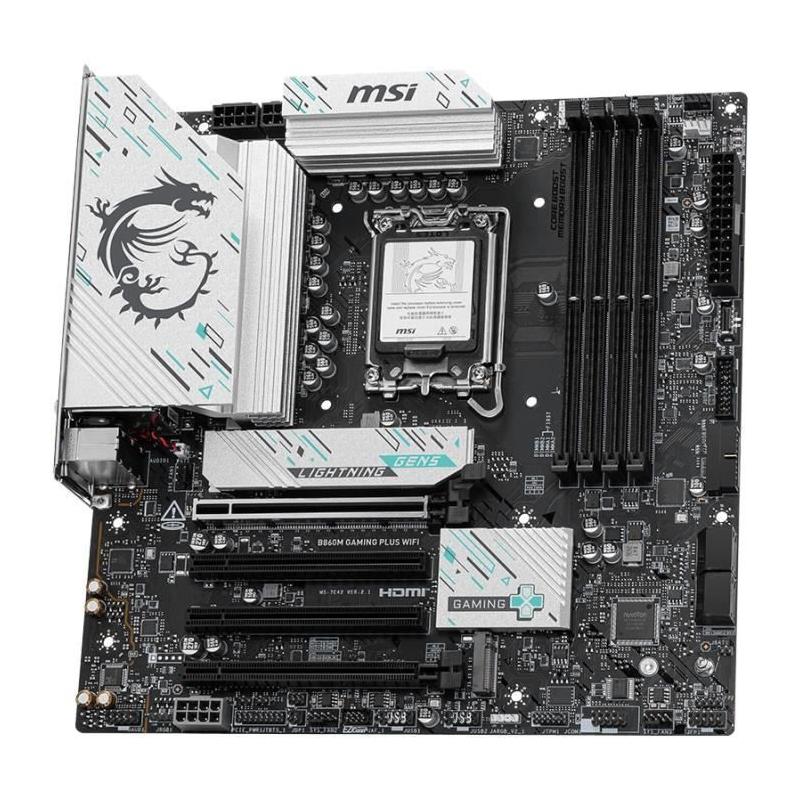 Carte mere - MSI - B860M GAMING PLUS WIFI l B860 LGA 1851 (Socket V1) micro ATX
