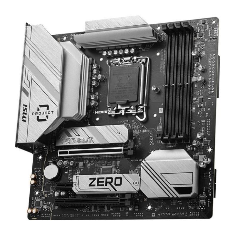 Carte mère MSI B760M Project Zero Intel B760 LGA 1700 micro ATX