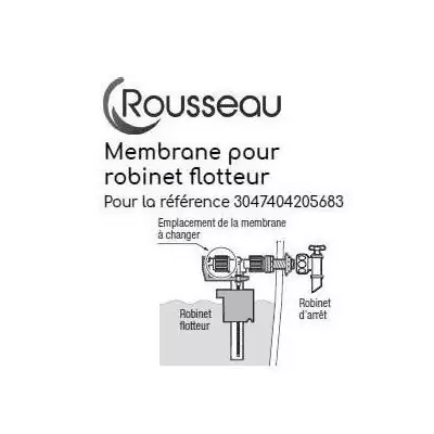 Membrane pour robinet flotteur silencieux - ROUSSEAU : NF Certifié