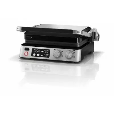 Grill multifonctions Braun 2000 W - Noir/Acier
