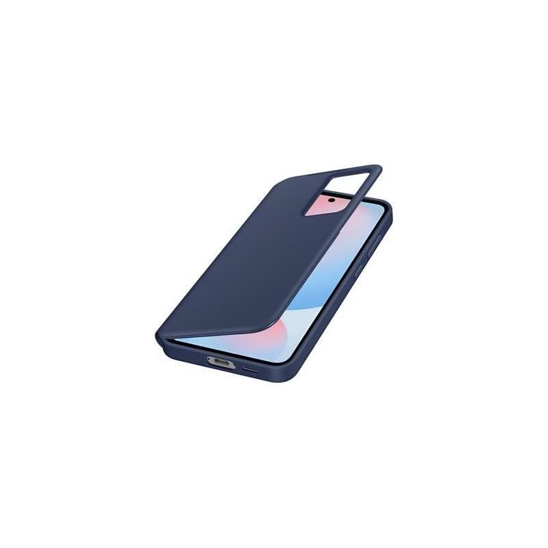 Étui Smart View avec porte-carte Galaxy S24 FE Bleu - Protégez votre téléphone avec style
