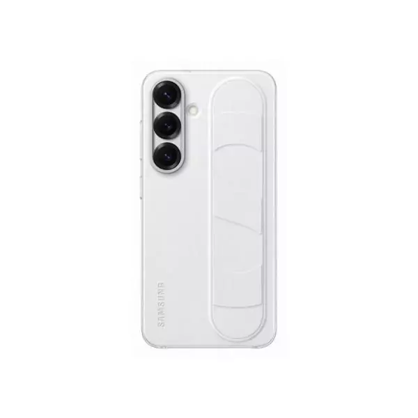 Coque - Samsung - Galaxy S25 - Blanc - Fonction Support - Laniere Intégrée