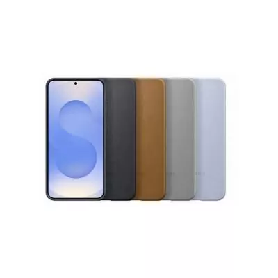 Coque Samsung Galaxy S25 Cuir d'Origine Bleu Clair - Style et Protection