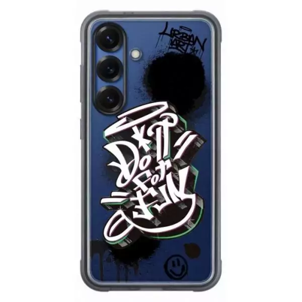 Coque flipsuit personnalisable renforcée pour Samsung Galaxy S25 Noir