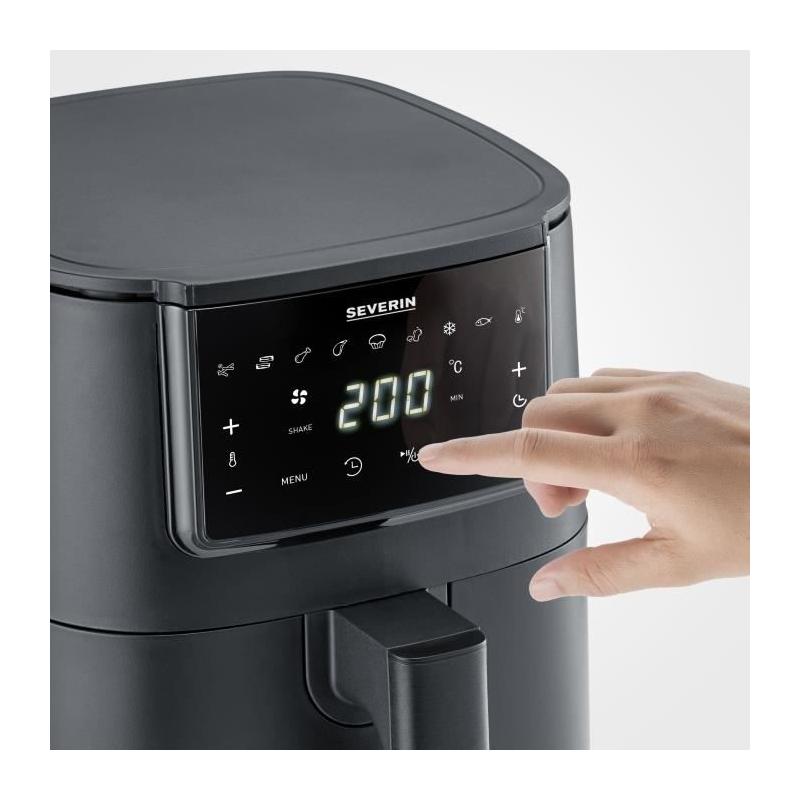 Friteuse sans huile SEVERIN - Airfryer FR2461 - Capacité 4L - 8 programmes - 1300W