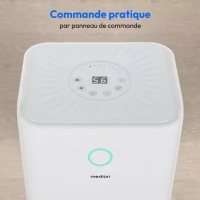 Éliminez l'humidité avec ce Déshumidificateur MEDION - 12L/jour