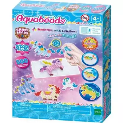Kit amies licornes - AQUABEADS - 800 perles - 4 ans+ Kit amies licornes - AQUABEADS - 800 perles - 4 ans+