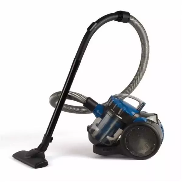 Aspirateur Multi-cyclonique sans sac - LIVOO DOH105B - 700 W - 2 L - 78 dB - Filtre lavable - Embout 2 en 1 - Bleu / Gris