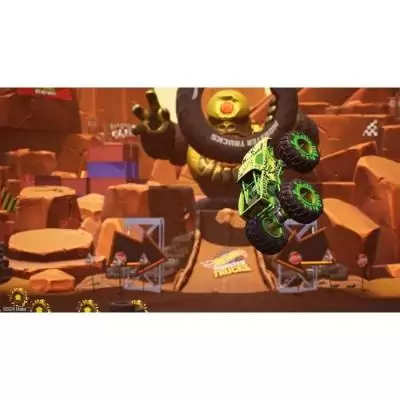 Hot Wheels Monster Trucks Deluxe pour des courses déjantées sur Nintendo Switch!