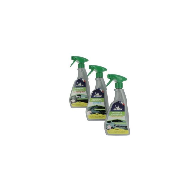 Kit nettoyage entretien - MICHELIN - Formule naturelle