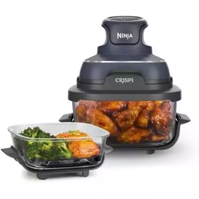 Friteuse sans huile portable NINJA - CRISPI - 1700W - Bleu Friteuse sans huile portable NINJA - CRISPI - 1700W - Bleu